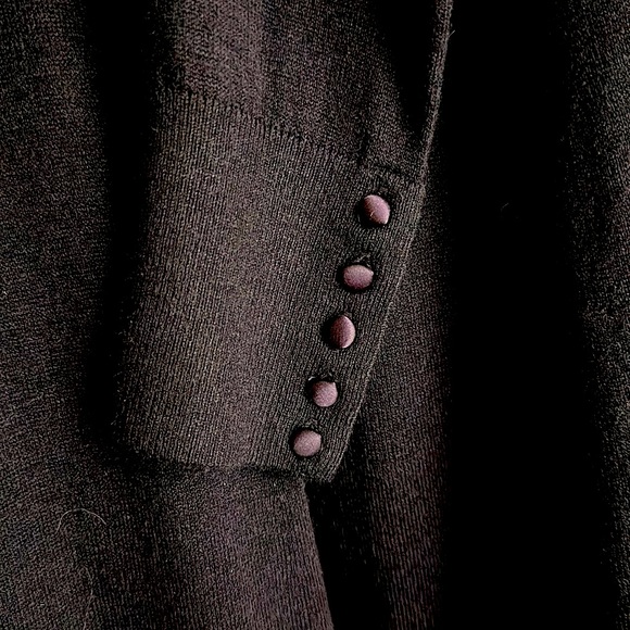 Eggplant LOFT Knit Dress - Picture 3 of 4